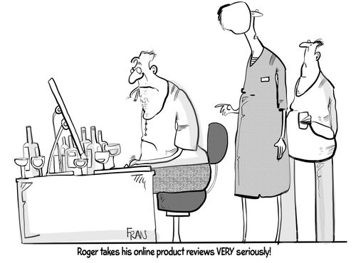 "Roger takes his online product reviews VERY seriously!"