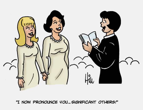 "I now pronounce you...significant others!"