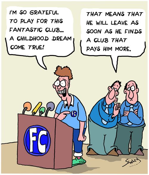 "I'm so grateful to play for this fantastic club....a childhood dream come true!"