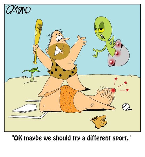"OK maybe we should try a different sport."