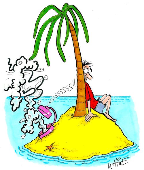 Deflating Island
