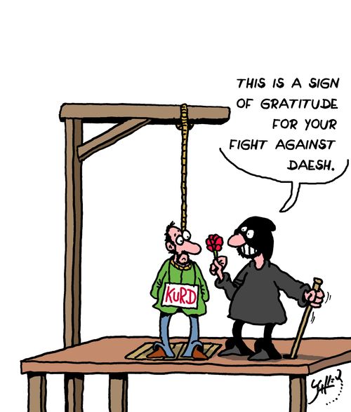 "This is a sign of gratitude for your fight against Daesh."