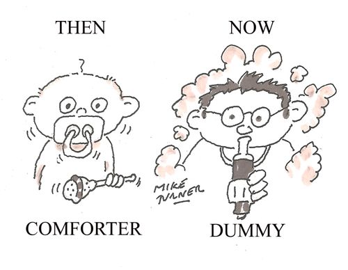 Comforters, then and now.