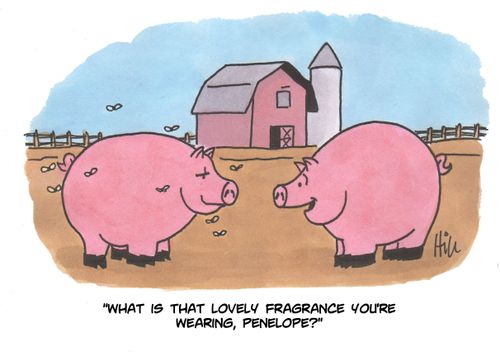 "What is that lovely fragrance you're wearing, Penelope?"