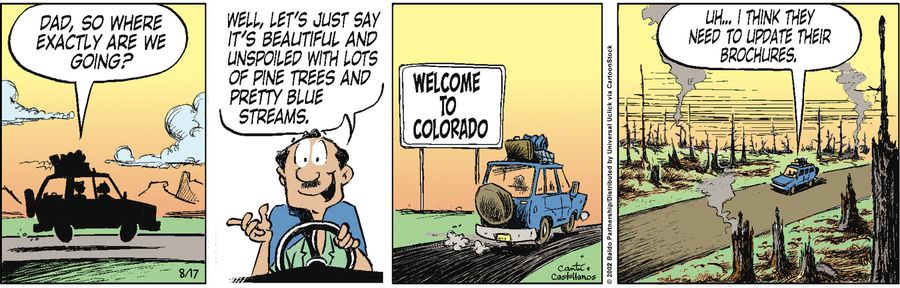 "Dad, so where exactly are we going?"