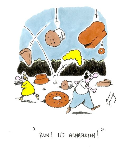 "Run! It's Armagluten!"