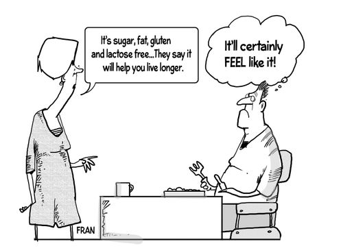 "It's sugar, fat, gluten and lactose free...They say it will help you live longer."