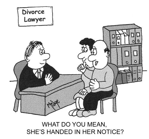 "What do you mean, she's handed in her notice?"