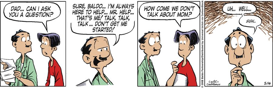 "How come we don't talk about Mom?"