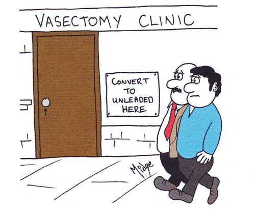 Vasectomy Clinic: Convert to Unleaded Here