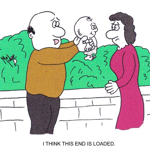 "I think this end is loaded."
