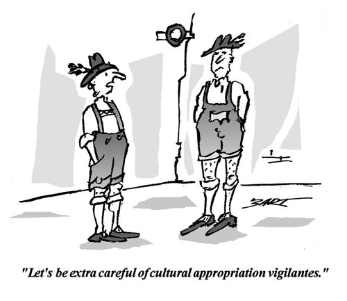 "Let's be extra careful of cultural appropriation vigilantes."