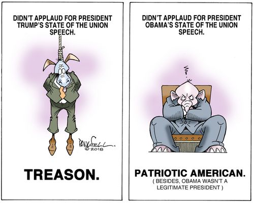 Treason and Patriotic American.
