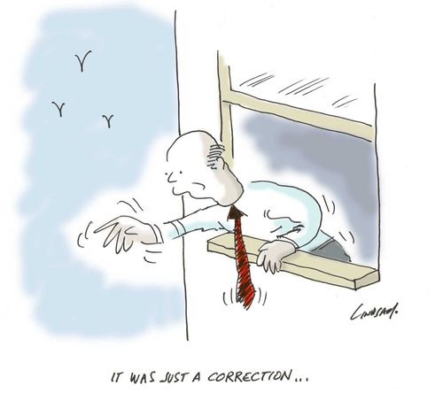 "It was just a correction..."