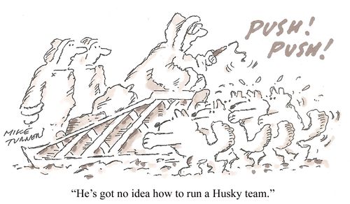 "He's got no idea how to run a Husky team."