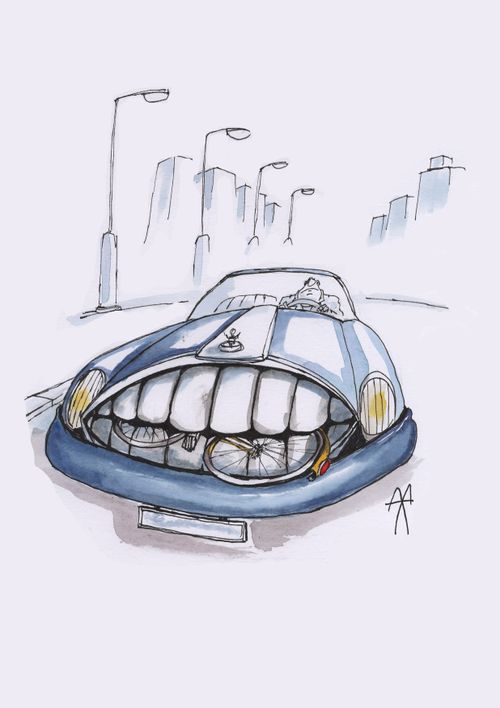 Bikes versus Cars