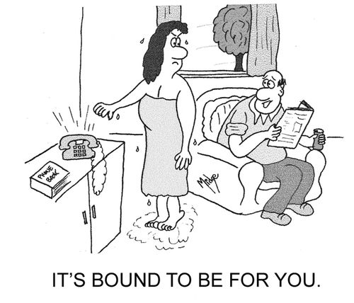 "It's bound to be for you."