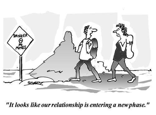 "It looks like our relationship is entering a new phase."