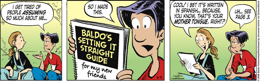 "I get tired of people assuming so much about me...so I made this."