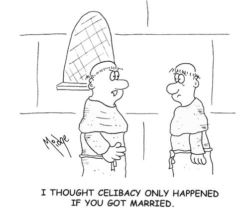 "I thought celibacy only happened if you got married."