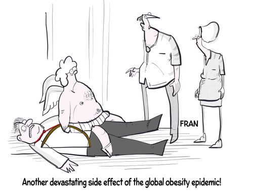 "Another devastating side effect of the global obesity epidemic!"