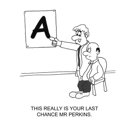 "This really is your last chance Mr Perkins."