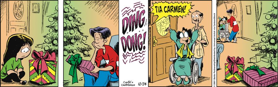 Tia Carmen returns home on Christmas.