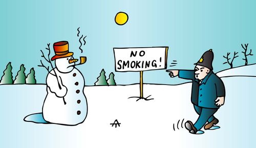 No smoking!
