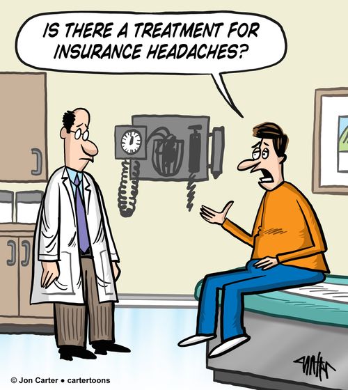 'Is there a treatment for insurance headache?'
