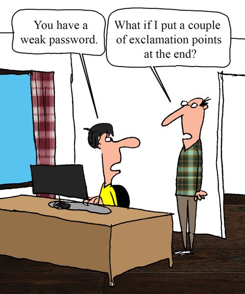 "What if I put a couple of exclamation points at the end?"
