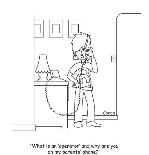 "What is an 'operator' and why are you on my parent's phone?"