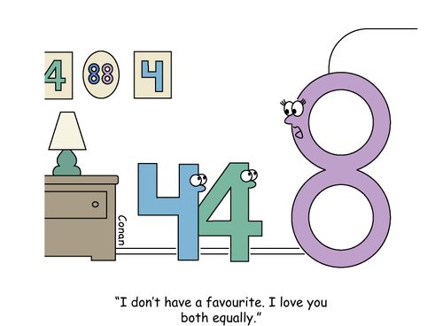 "I don't really have a favourite. I love you both equally."