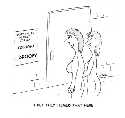 "I bet they filmed that here."