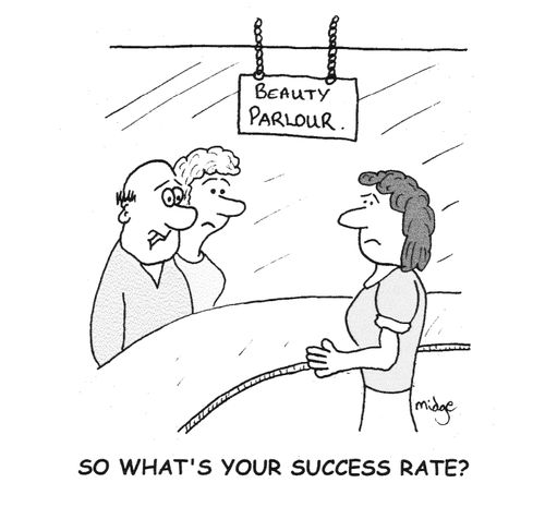 "So what's your success rate?"