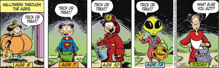 Halloween through the ages.