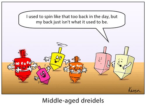 Middle-aged dreidels