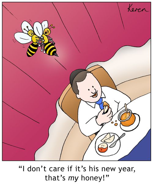 "I don't care if it's his new year, that's my honey!"