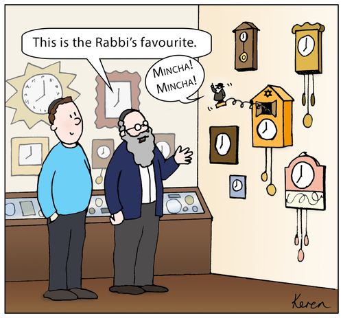 'This is the Rabbi's favourite.'