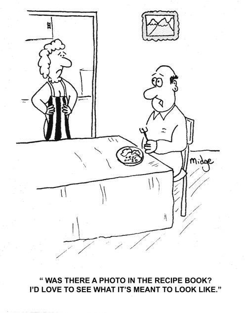 "Was there a photo in the recipe book? I'd love to see what it's meant to look like."