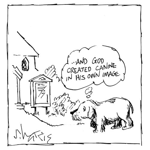 '...and God created canine in his own image.'