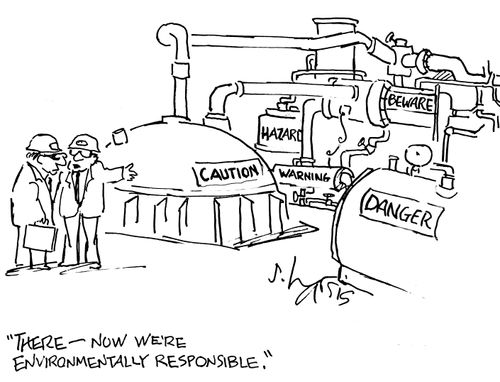 "There - now we're environmentally responsible."