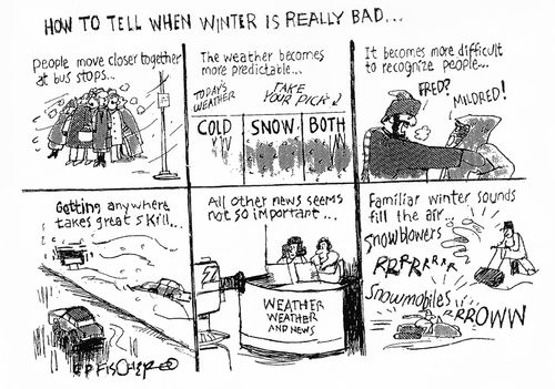 How to tell when Winter is really bad...