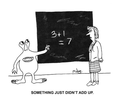 "Something just didn't add up."
