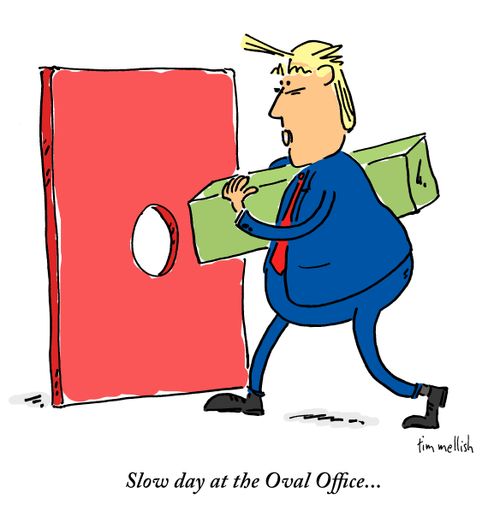 Slow day at the Oval Office...