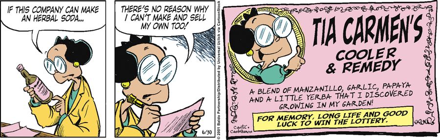 "If this company can make an herbal soda...there's no reason why I can't make and sell my own too!"