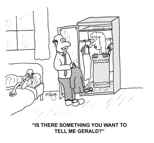 "Is there something you want to tell me Gerald?"