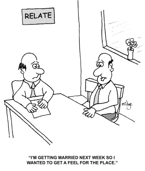 "I'm getting married next week so I wanted to get a feel for the place."