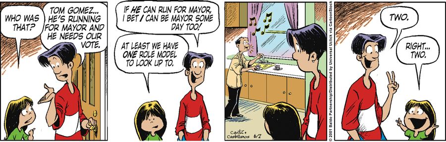 "If he can run for mayor, I bet I can be mayor some day too!"