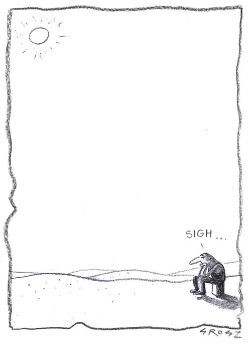 Forlorn.