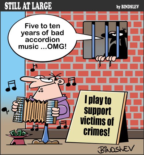 "Five to ten years of bad accordion music...OMG!"